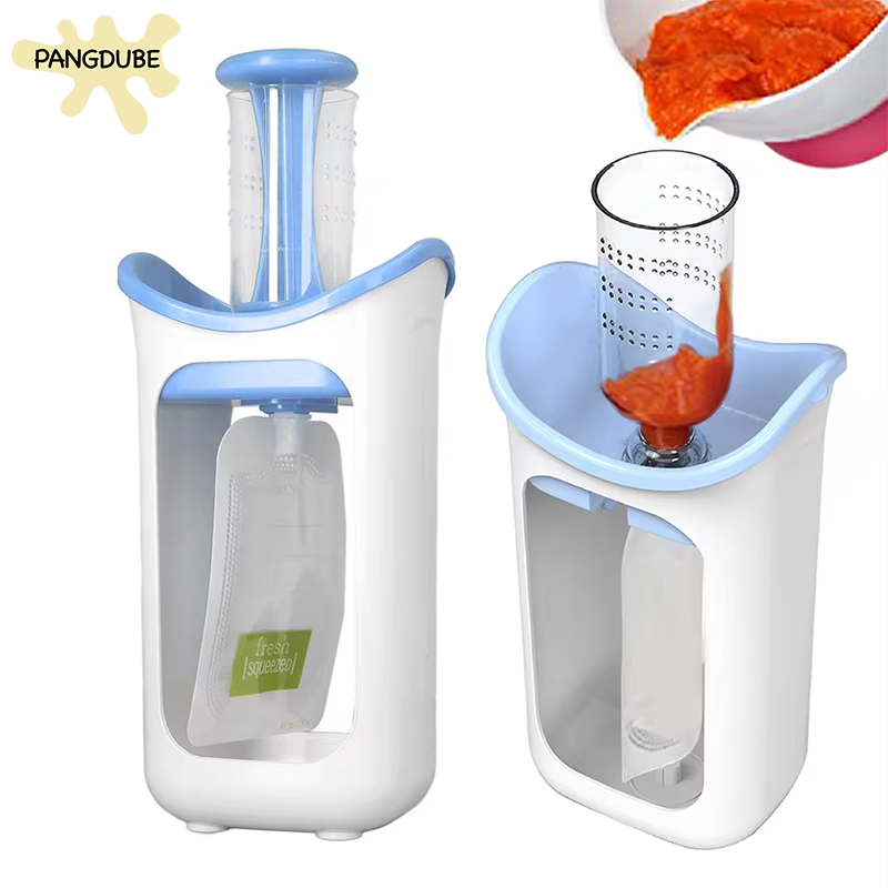 Baby Food Grinding Bowl - ベビーフルーツコンポート充填ステーション 10 個の食品ディスペンサーバッグ付きキッズフルーツスクイーズステーションベビーフードディスペンサーマシン