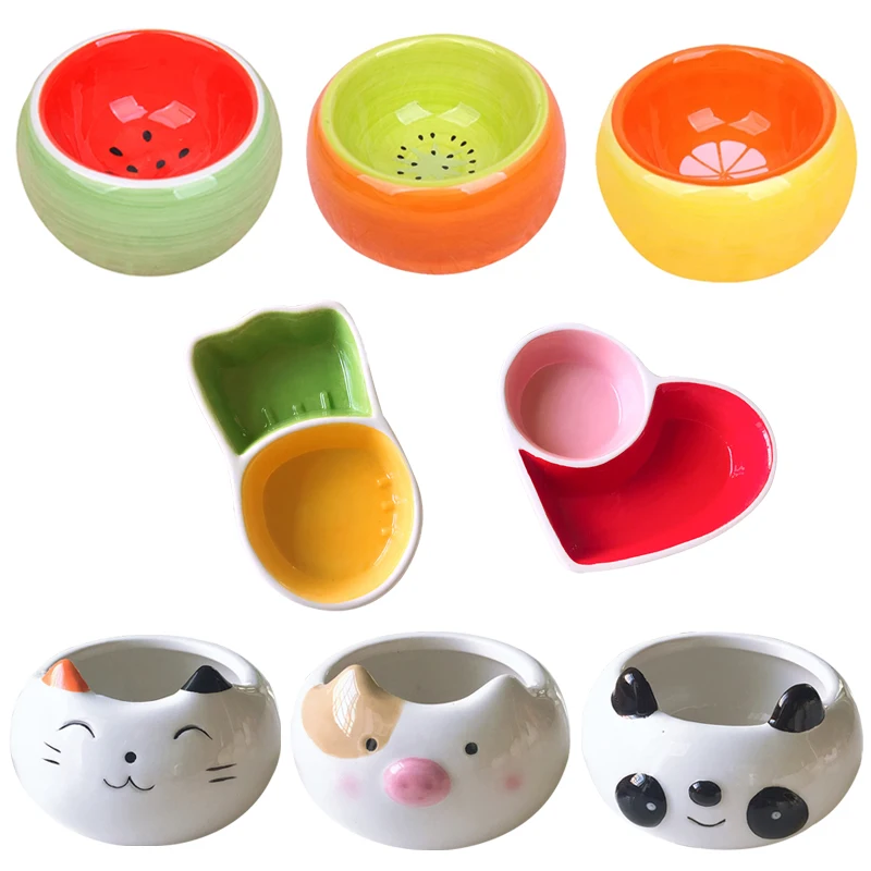 Baby Food Gerber - ハムスターセラミックフィーダーボウルフードディッシュ小動物水餌ボウルアレチネズミチンチララットフェレットハリネズミ用