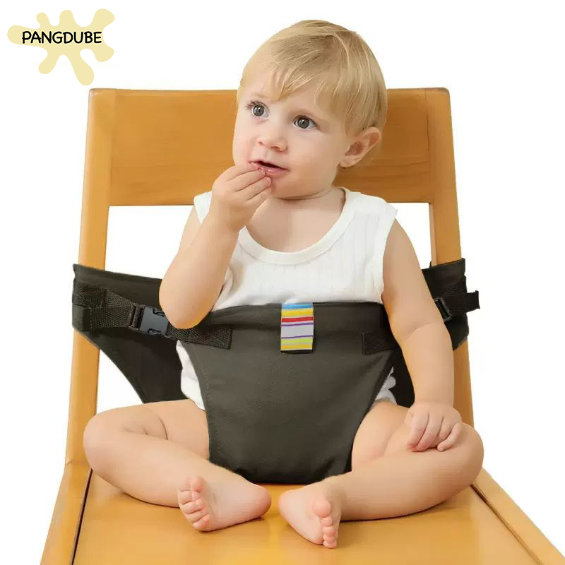 Baby Food Eating Chair - PANGDUBE チャイルドシートハーネス 折りたたみ式 & ポータブル ベビー食事ストラップ