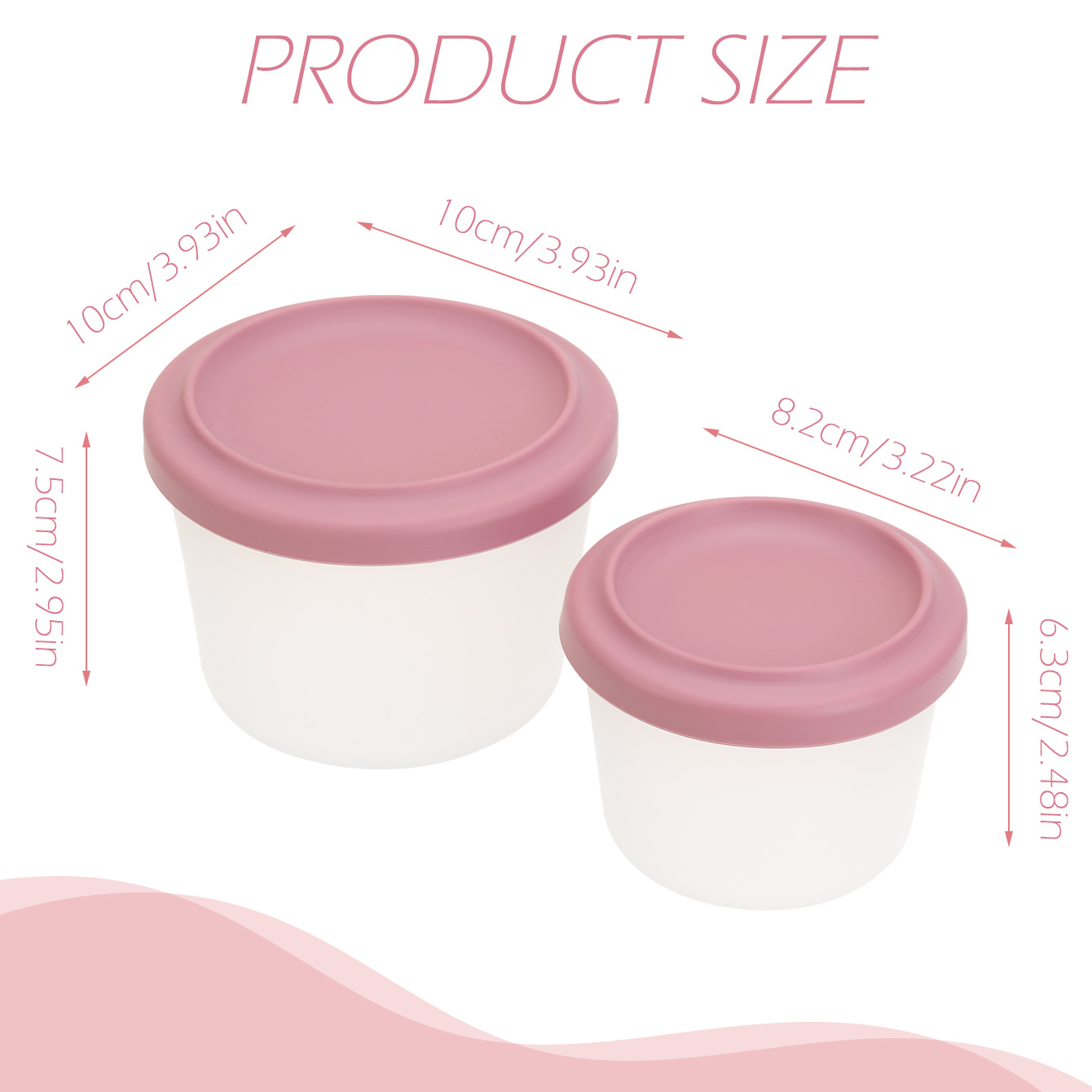 2 個 BPA フリーベビーフード収納ボックス蓋付きラウンド - Baby Food Weaning のレビューと価格