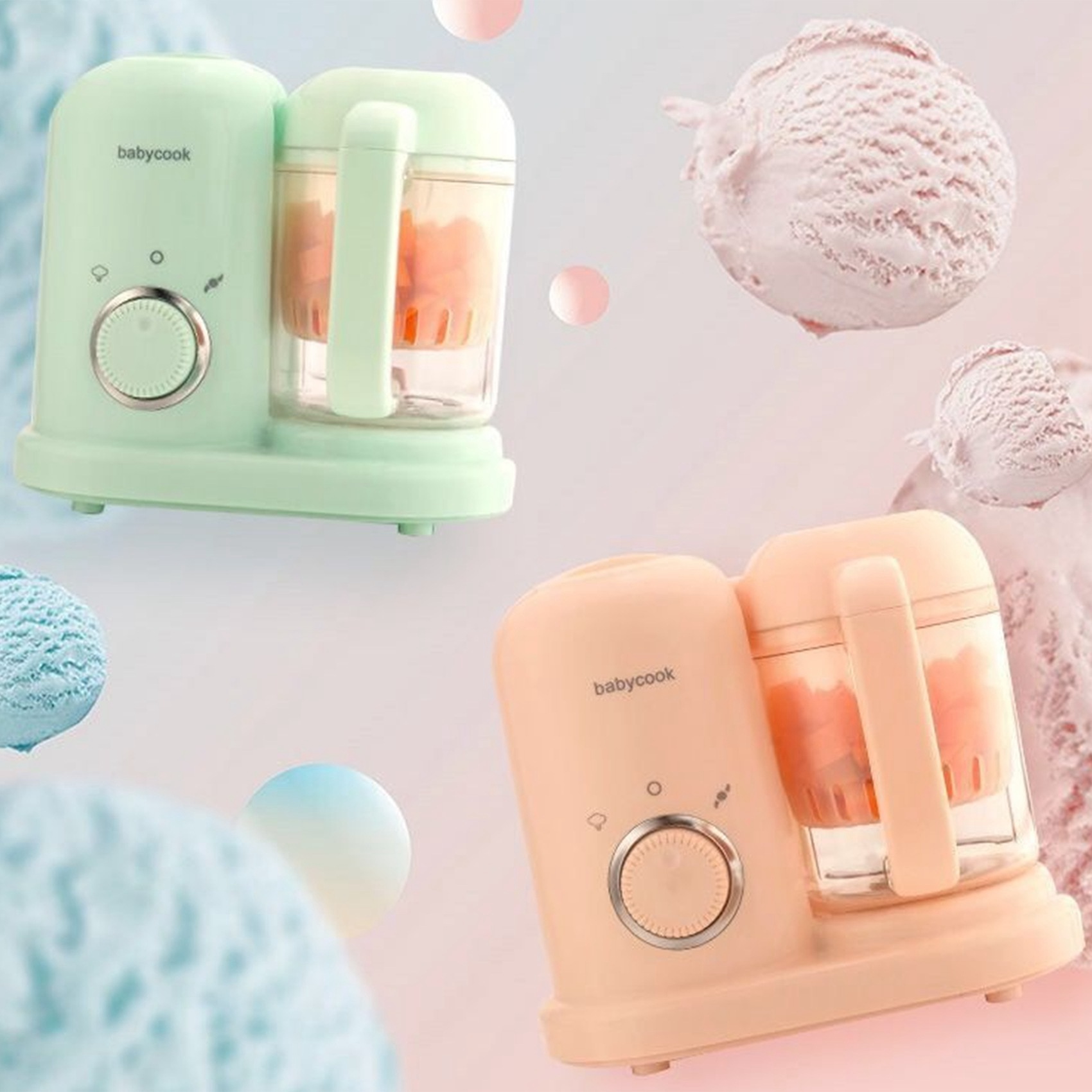 HIM-ベビーフードメーカー、多機能スチーマーグラインダーブ - Baby Food Gerber のレビューと価格