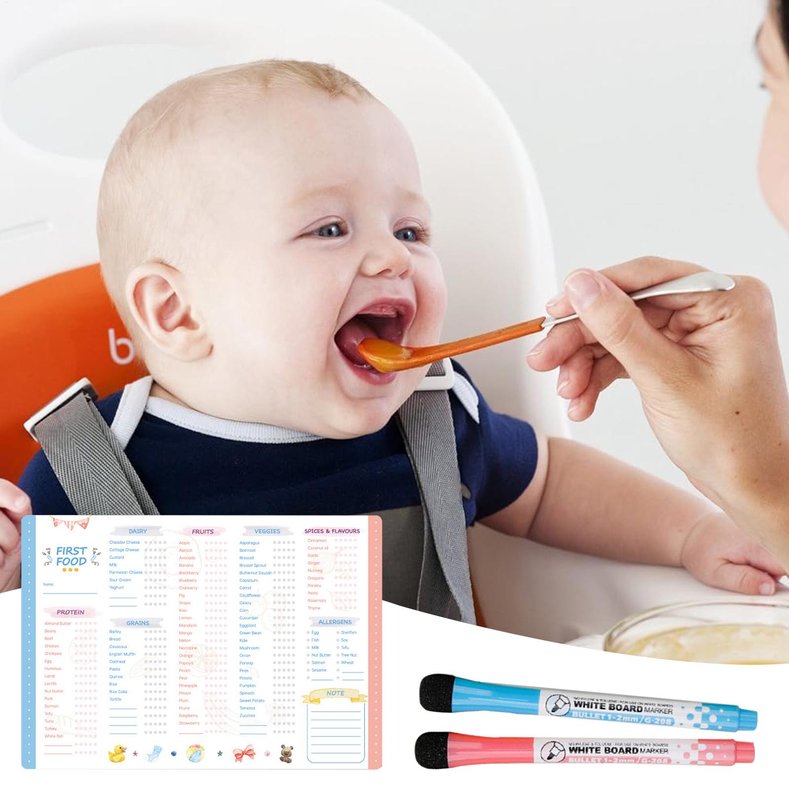 ベビーファーストフードチェックリスト 磁気で繰り返し使えるベ - Baby Food Weaning のレビューと価格
