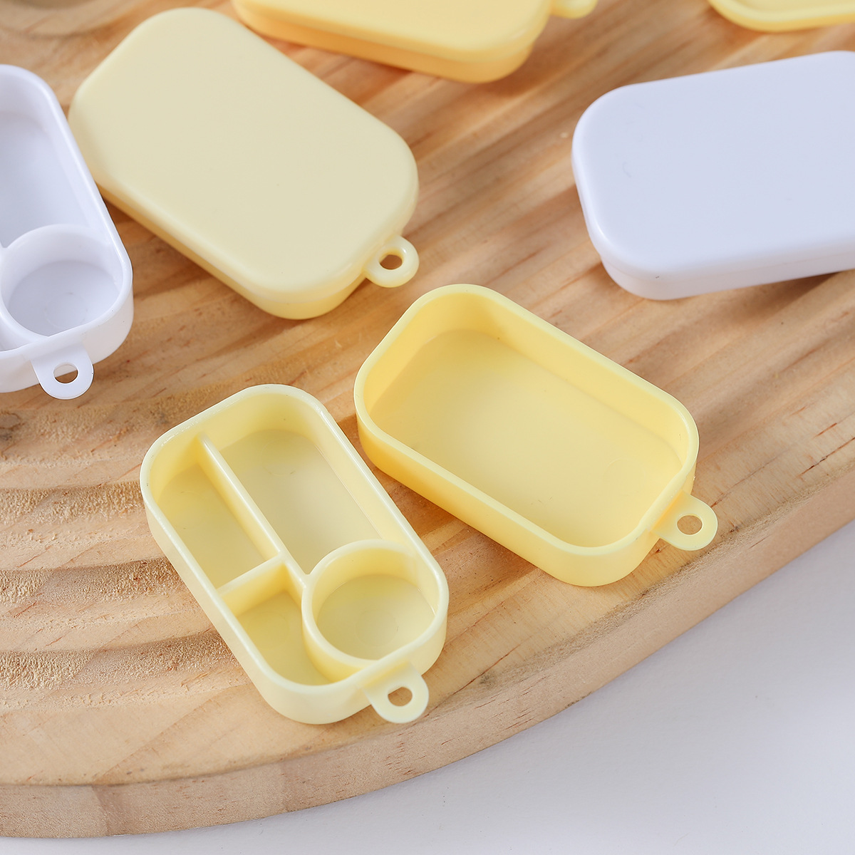 ミニミニチュアシリコーン食品収納ボックス無地ベビー食器ディナ - Baby Kitchen Food のレビューと価格