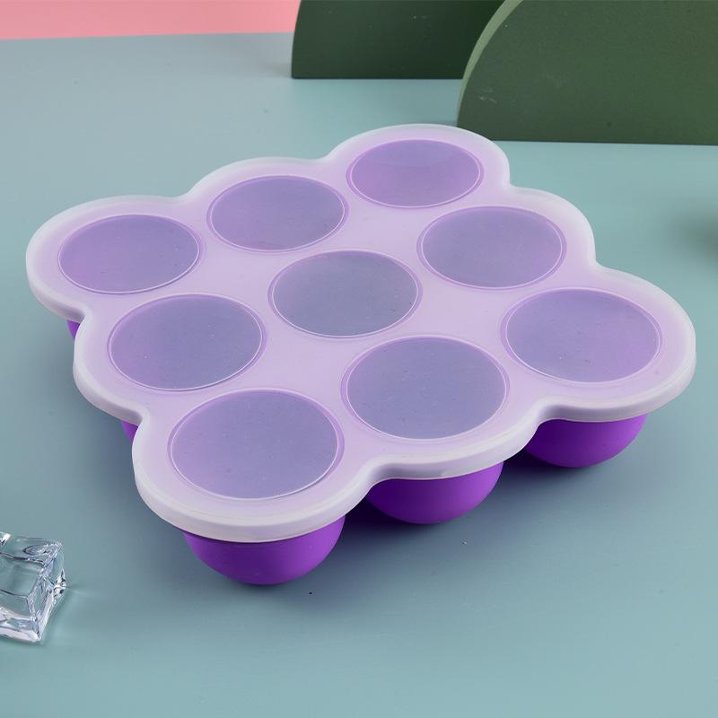 ベビーフードシリコン容器 9グリッド冷凍トレイ 漏れ防止蓋  - Baby Kitchen Food のレビューと価格