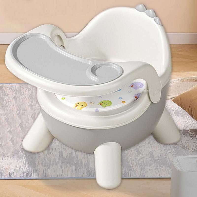 幼児食べる椅子恐竜の形幼児食品椅子サウンドダブルトレイデザイ - Baby Food Eating Chair のレビューと価格
