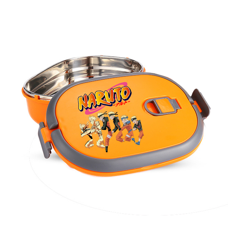アニメナルト少年ランチボックス男ポータブルステンレス鋼弁当箱 - Baby Kitchen Food のレビューと価格