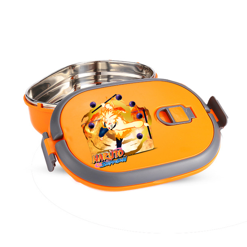 アニメナルト少年ランチボックス男ポータブルステンレス鋼弁当箱 - Baby Kitchen Food のレビューと価格
