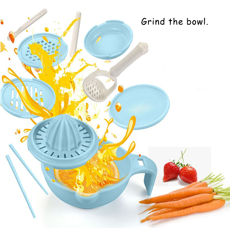ベビーフード粉砕ボウル、手動食品家庭用ツールセット、食品グレ - Baby Food Grinding Bowl のレビューと価格