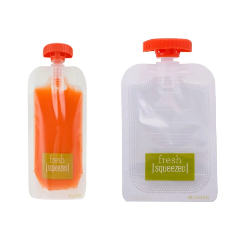 50個入り、赤ちゃん用食品保存袋。オーガニック食品を新鮮に保 - Baby Food Organic Pouches のレビューと価格