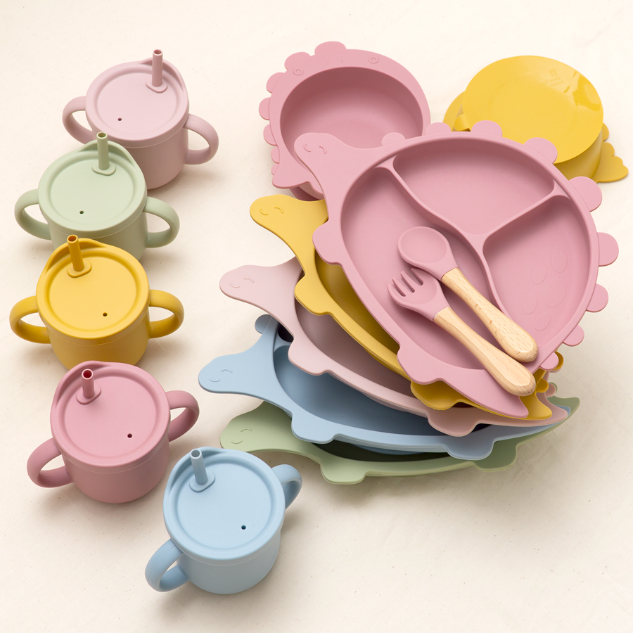 新しくデザインされた離乳食子供用食器かわいい形のベビー吸盤付 - Baby Food Weaning のレビューと価格
