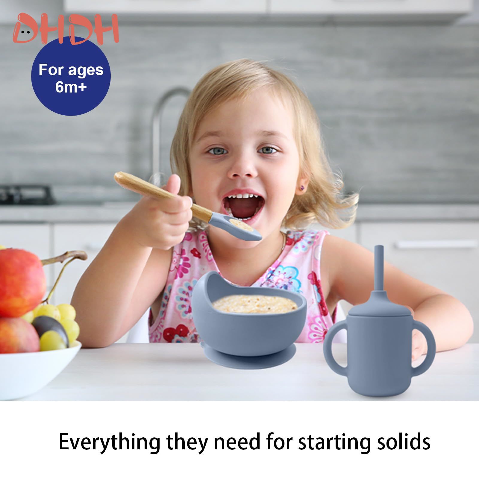 シリコン製ベビー食器セット、ベビーフードディッシュ、フォーク - Baby Food Dispensing Spoon のレビューと価格