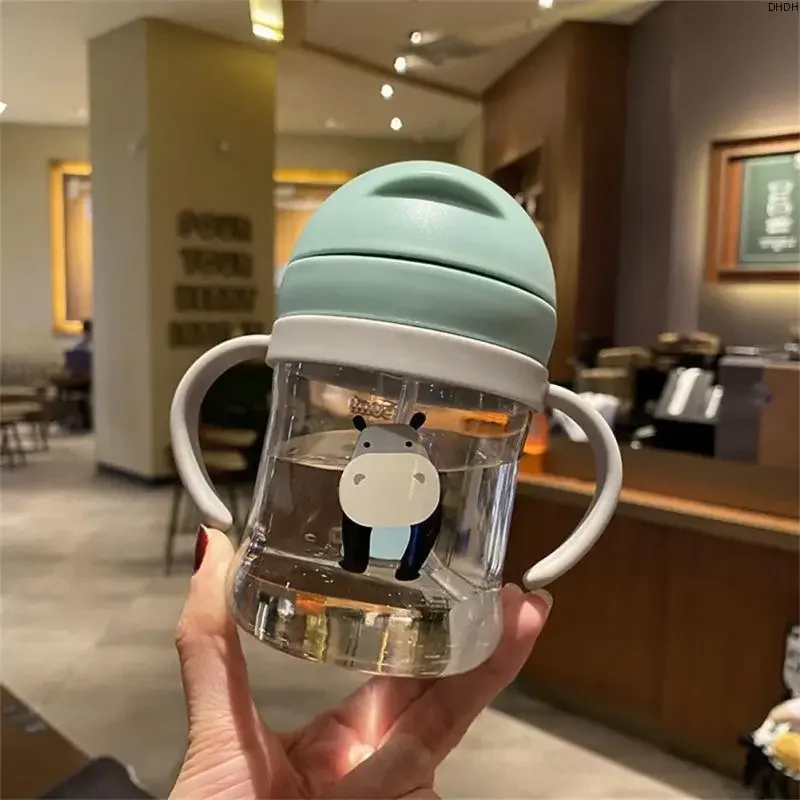 2025 漫画パターン屋外子供飲料ボトルわらベビー授乳カップ - Baby Food Dispensing Spoon のレビューと価格