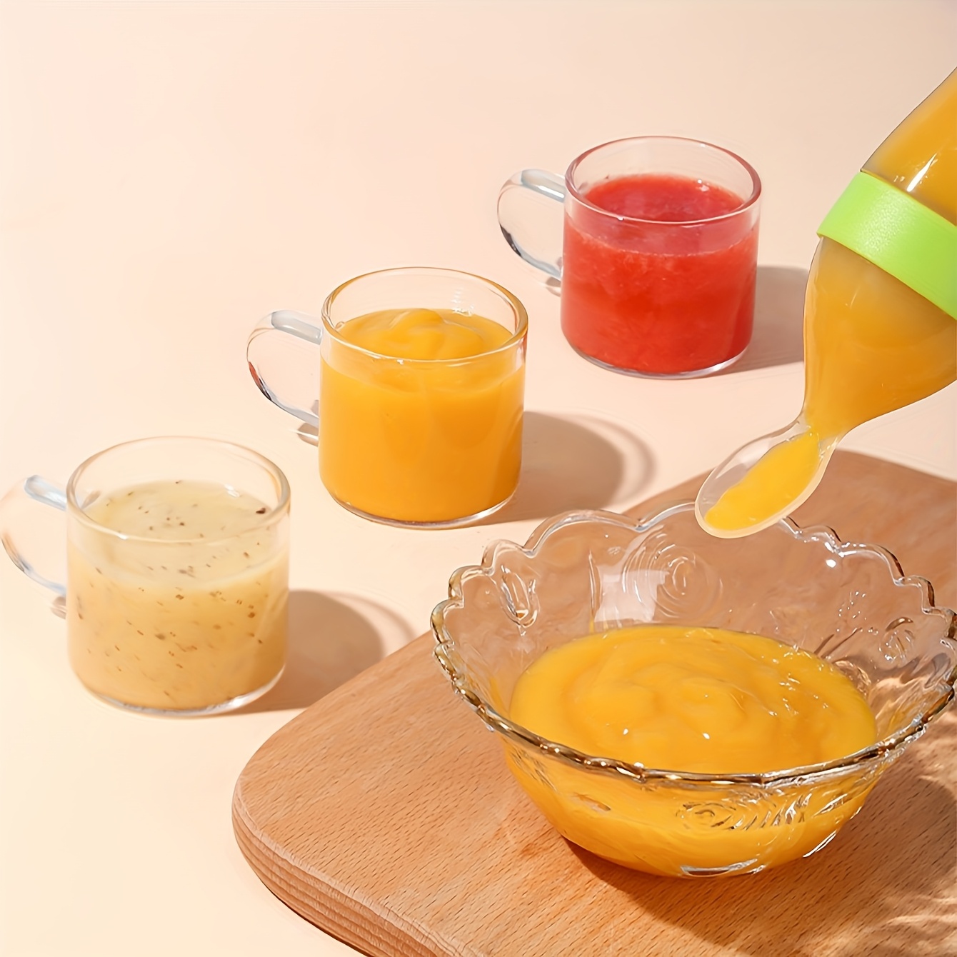 9 個の給餌カトラリー: 米シリアル用のスプーンと吸盤付きシ - Baby Food Dispensing Spoon のレビューと価格