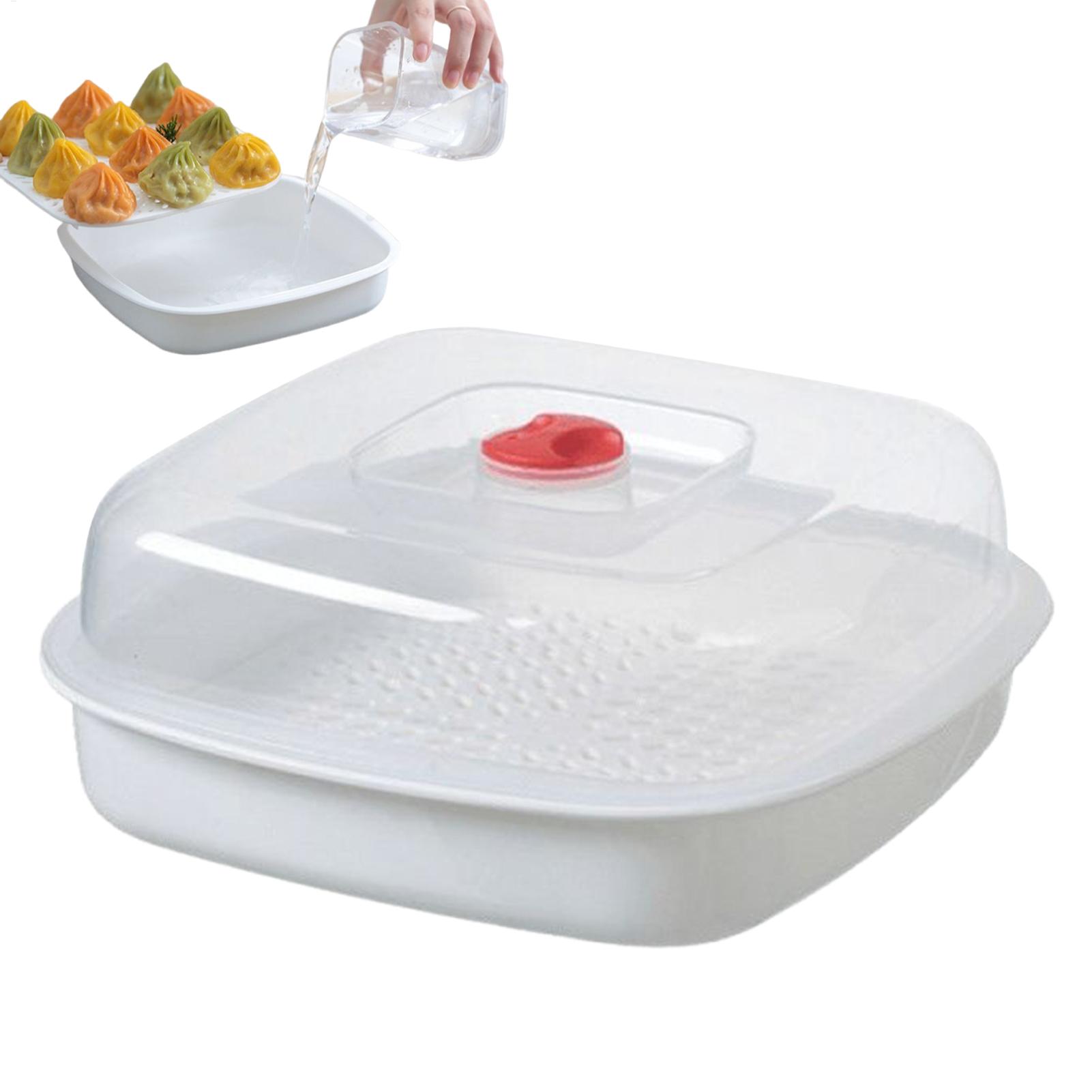 食品グレードの電子レンジ蒸し器、蓋付きキッチン調理バスケット - Baby Food Gerber のレビューと価格